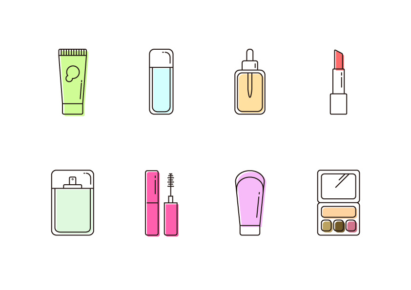 化妆品小图标|UI|图标|Glei - 原创作品 